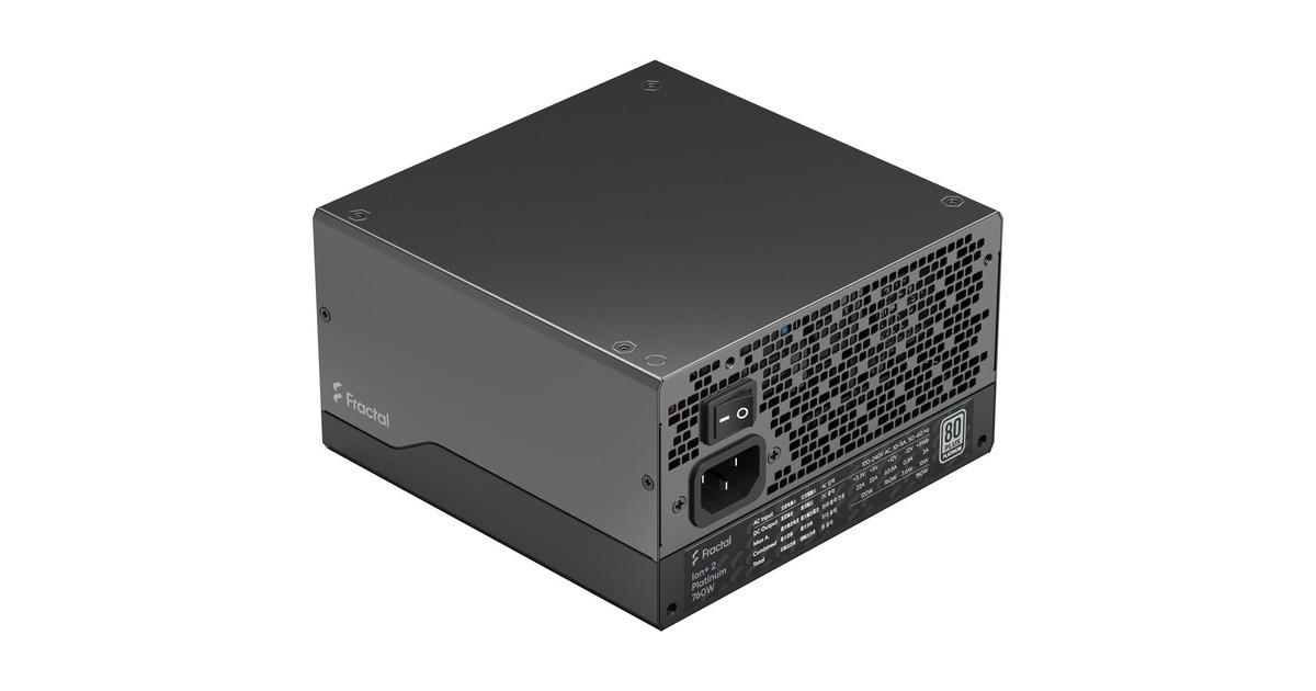Fractal Design ION+ 2 Platinum 760W, PC-Netzteil(schwarz, 6x PCIe, Kabel-Management, 760 Watt)
