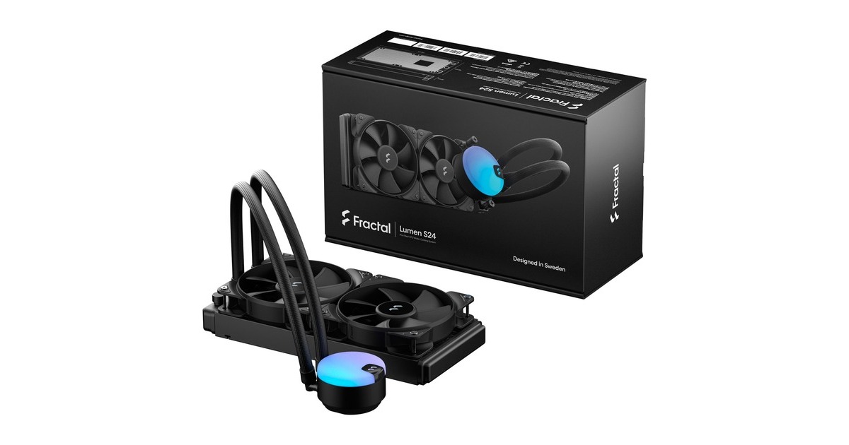 Fractal Design Lumen S24 v2 240mm, Wasserkühlung(schwarz, AM5 und Sockel 1700 ready)