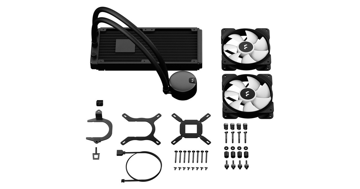 Fractal Design Lumen S24 v2 RGB 240mm, Wasserkühlung(schwarz/weiß, AM5 und Sockel 1700 ready)