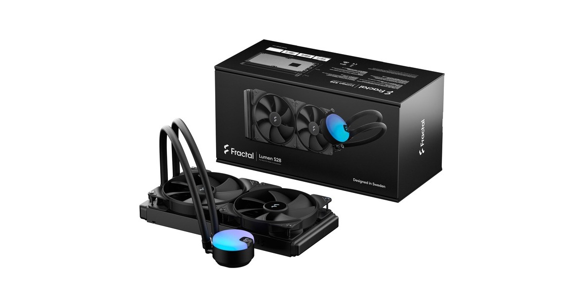 Fractal Design Lumen S28 v2 280mm, Wasserkühlung(schwarz, AM5 und Sockel 1700 ready)