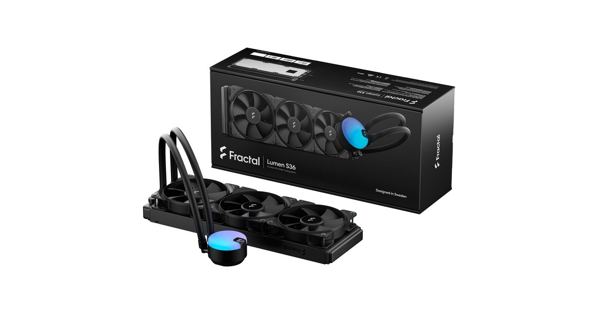 Fractal Design Lumen S36 v2 360mm, Wasserkühlung(schwarz, AM5 und Sockel 1700 ready)
