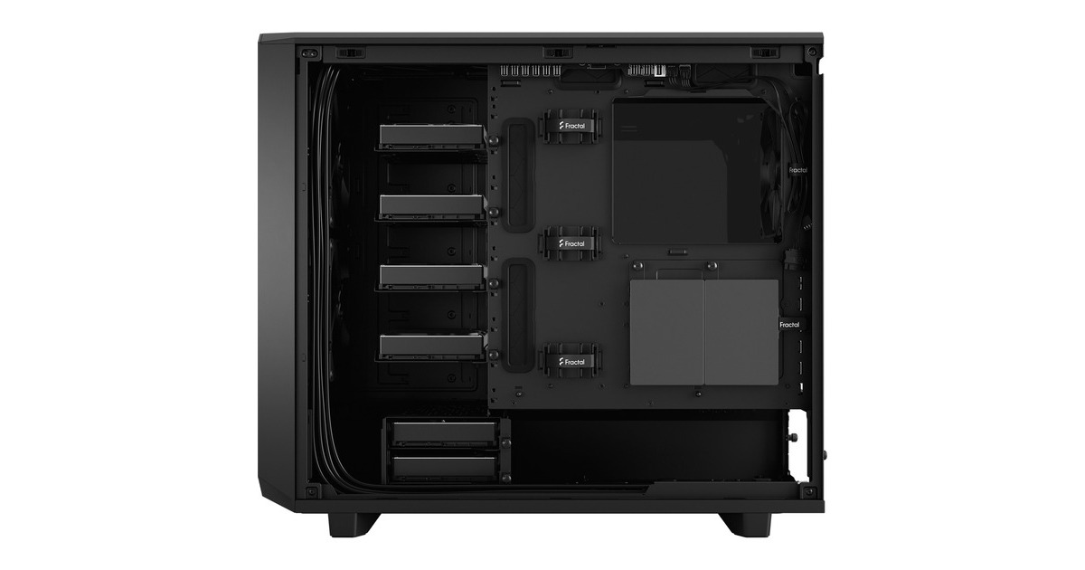 Fractal Design Meshify 2 Black TG Dark Tint, Tower-Gehäuse(schwarz, Tempered Glass, Outlet)