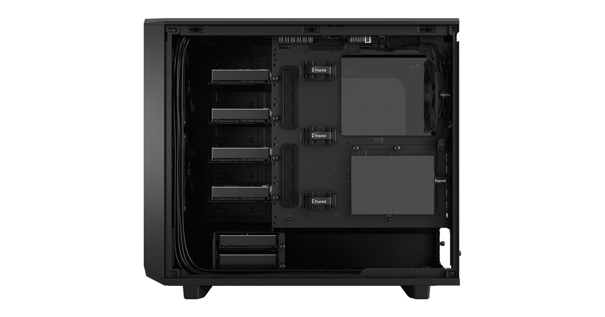 Fractal Design Meshify 2 Black TG Light Tint, Tower-Gehäuse(schwarz, Tempered Glass)