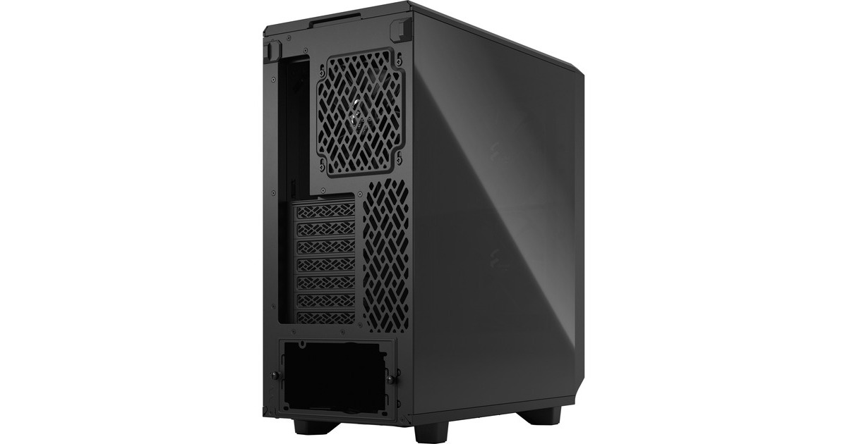 Fractal Design Meshify 2 Compact Black TG Dark Tint, Tower-Gehäuse(schwarz, Tempered Glass)