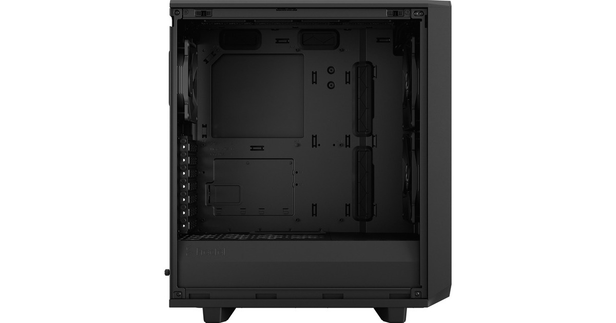 Fractal Design Meshify 2 Compact Black TG Light Tint, Tower-Gehäuse(schwarz, Tempered Glass)