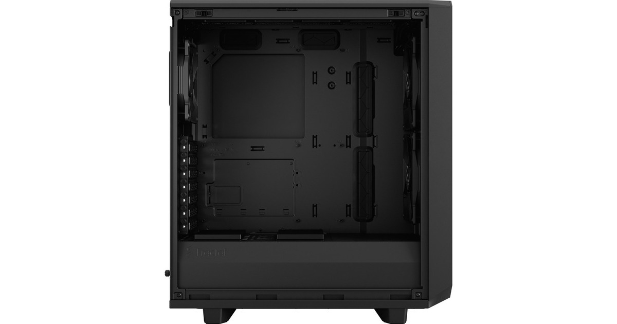 Fractal Design Meshify 2 Compact Black TG Light Tint, Tower-Gehäuse(schwarz, Tempered Glass)