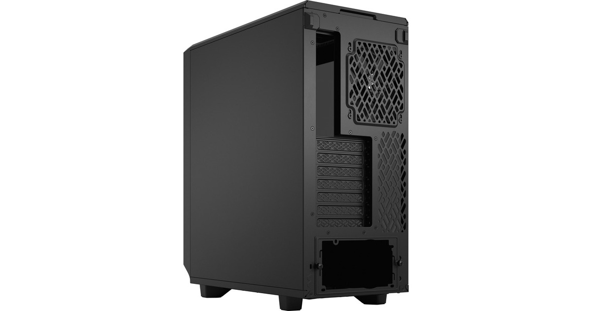 Fractal Design Meshify 2 Compact Black TG Light Tint, Tower-Gehäuse(schwarz, Tempered Glass)