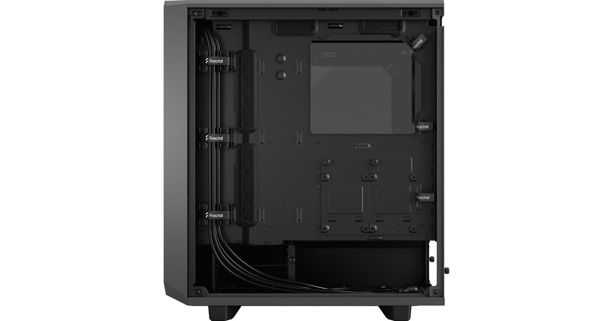 Fractal Design Meshify 2 Compact Gray TG Light Tint, Tower-Gehäuse(grau/schwarz, Tempered Glass)