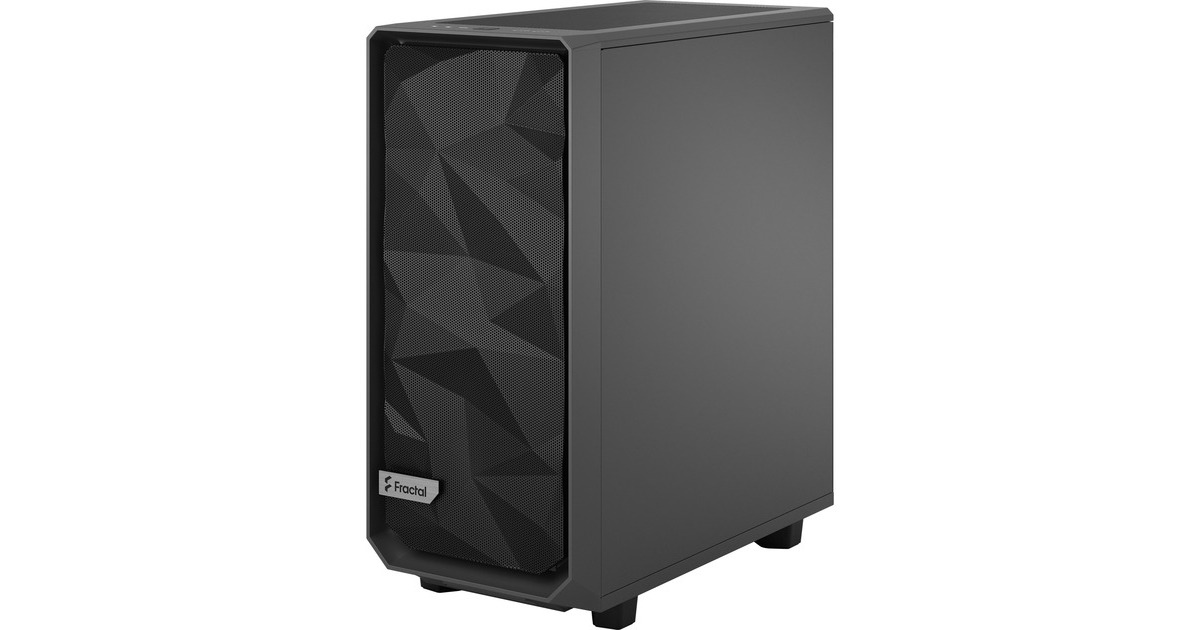 Fractal Design Meshify 2 Compact Gray TG Light Tint, Tower-Gehäuse(grau/schwarz, Tempered Glass, Outlet)