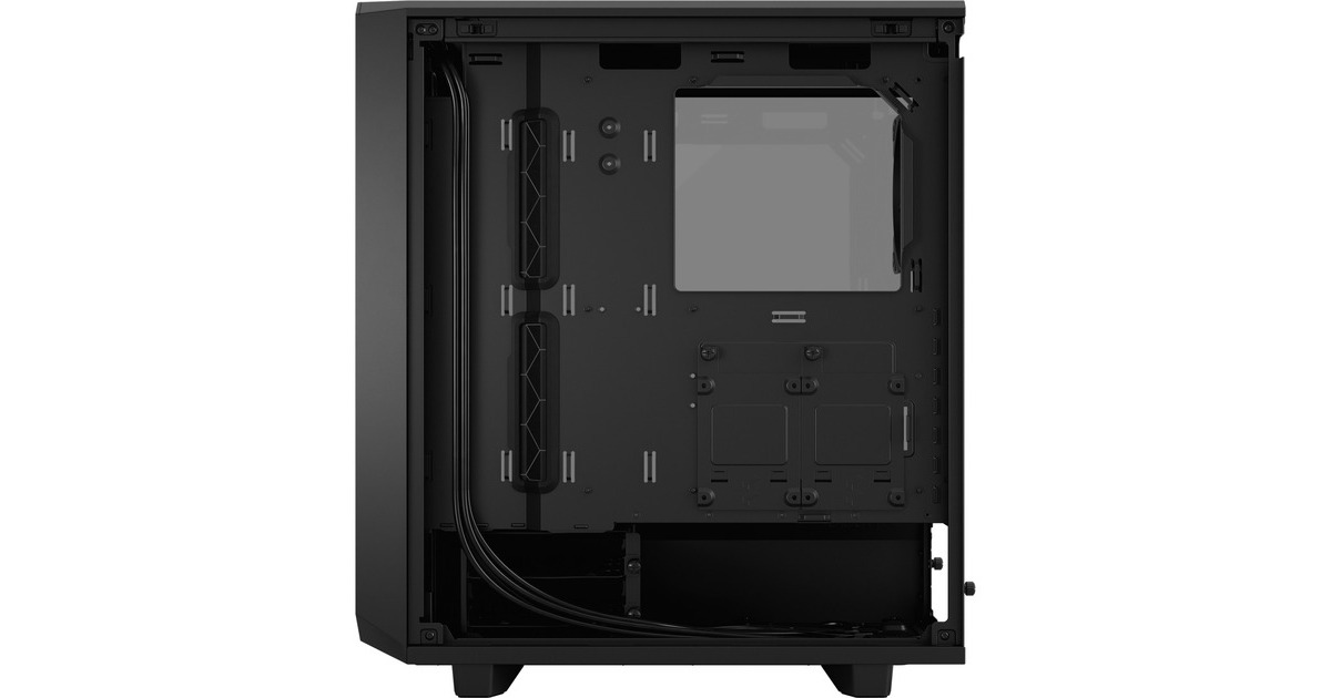 Fractal Design Meshify 2 Compact Lite Black TG Light tint, Tower-Gehäuse(schwarz, Tempered Glass)