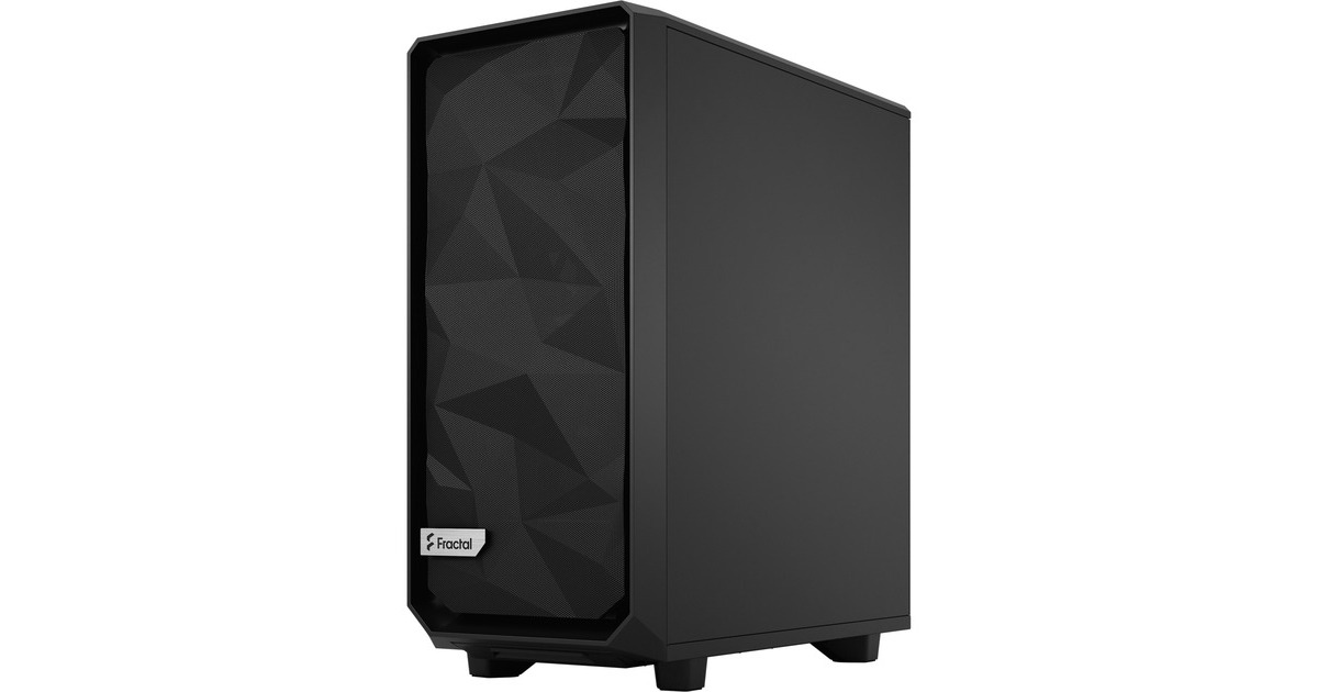 Fractal Design Meshify 2 Compact Lite Black TG Light tint, Tower-Gehäuse(schwarz, Tempered Glass)