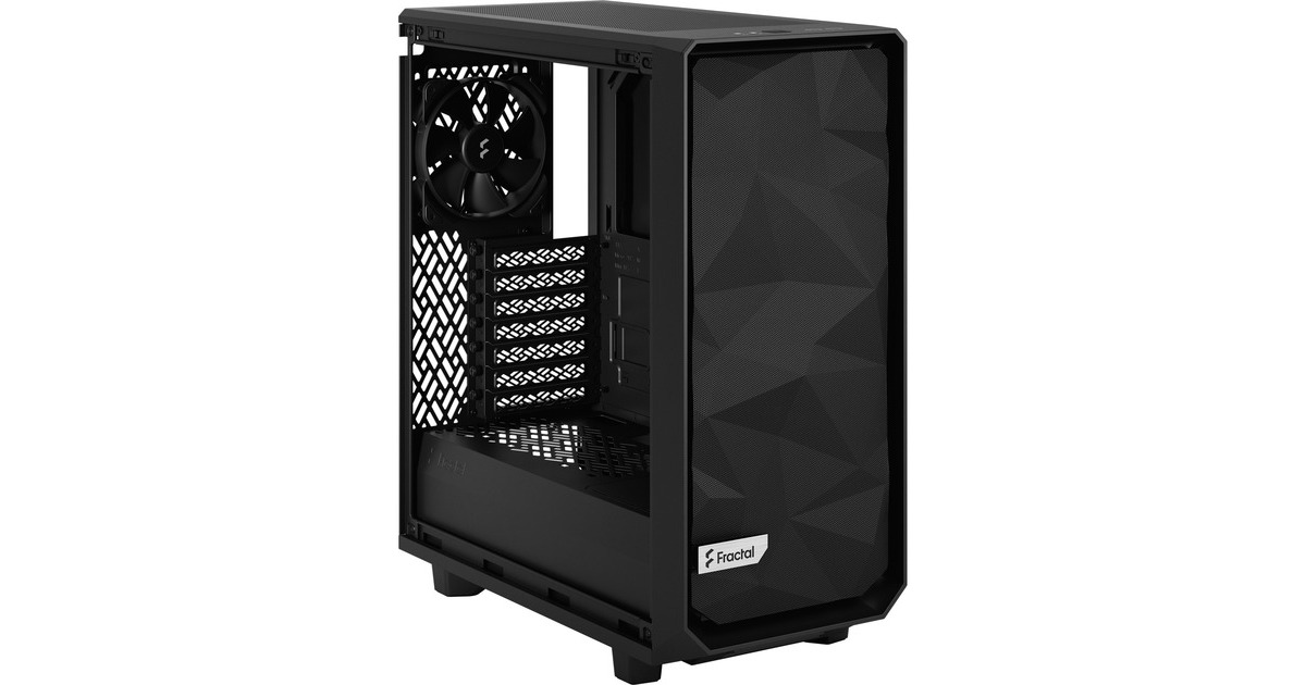 Fractal Design Meshify 2 Compact Lite Black TG Light tint, Tower-Gehäuse(schwarz, Tempered Glass)