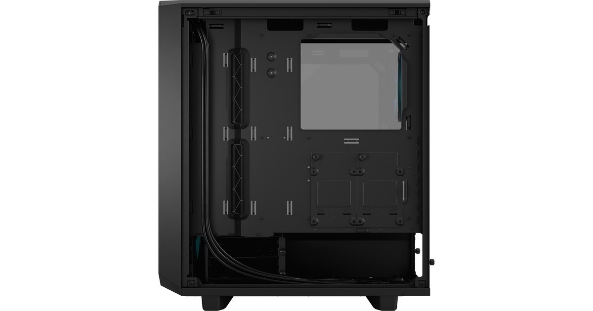 Fractal Design Meshify 2 Compact Lite RGB Black TG Light tint, Tower-Gehäuse(schwarz, Tempered Glass)