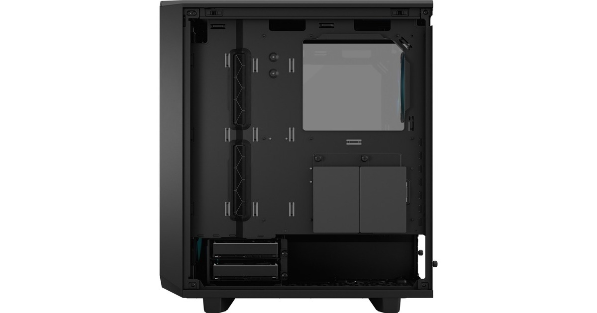 Fractal Design Meshify 2 Compact Lite RGB Black TG Light tint, Tower-Gehäuse(schwarz, Tempered Glass)