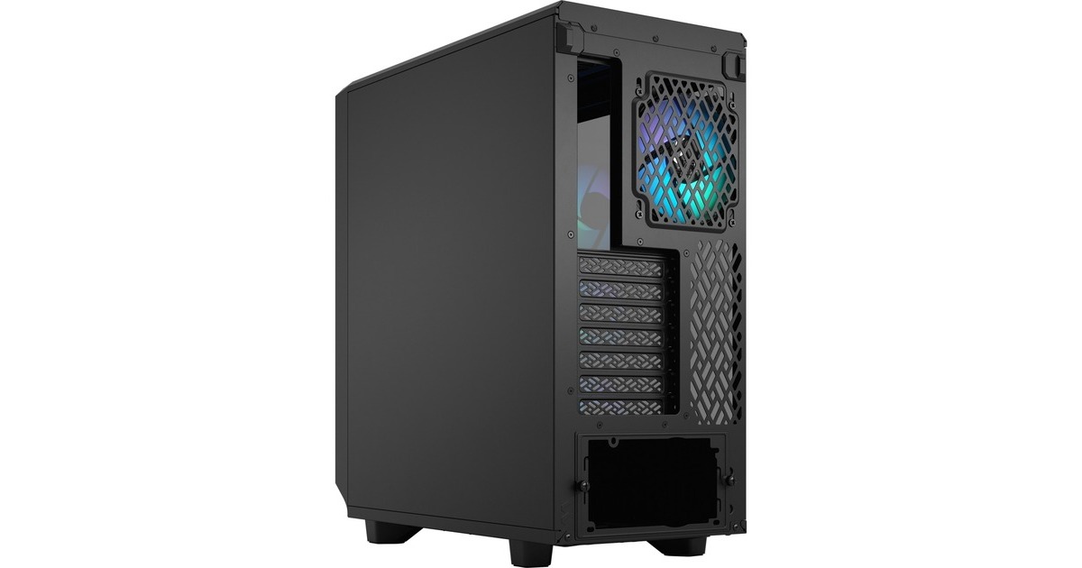 Fractal Design Meshify 2 Compact Lite RGB Black TG Light tint, Tower-Gehäuse(schwarz, Tempered Glass)