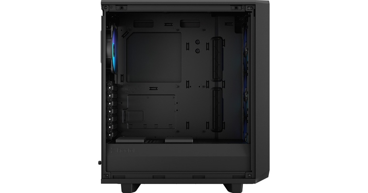 Fractal Design Meshify 2 Compact Lite RGB Black TG Light tint, Tower-Gehäuse(schwarz, Tempered Glass)
