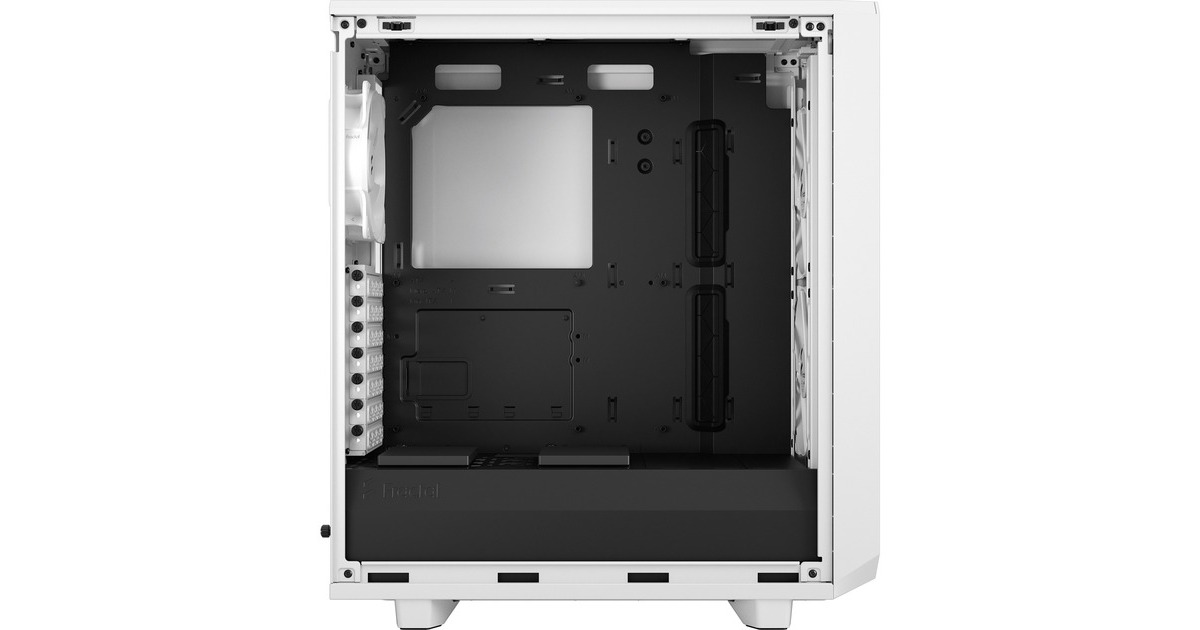 Fractal Design Meshify 2 Compact Lite White TG Clear, Tower-Gehäuse(weiß, Tempered Glass)