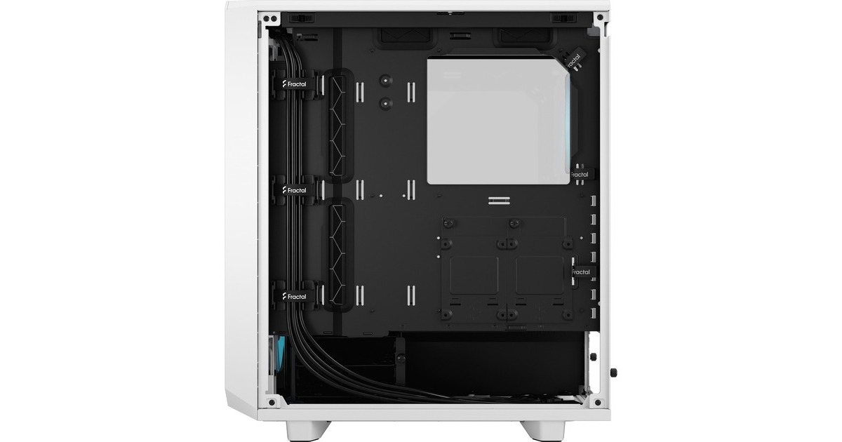 Fractal Design Meshify 2 Compact RGB White TG Clear Tint, Tower-Gehäuse(weiß, Tempered Glass)