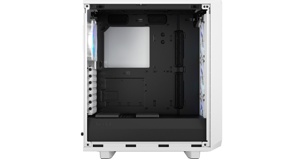 Fractal Design Meshify 2 Compact RGB White TG Clear Tint, Tower-Gehäuse(weiß, Tempered Glass)