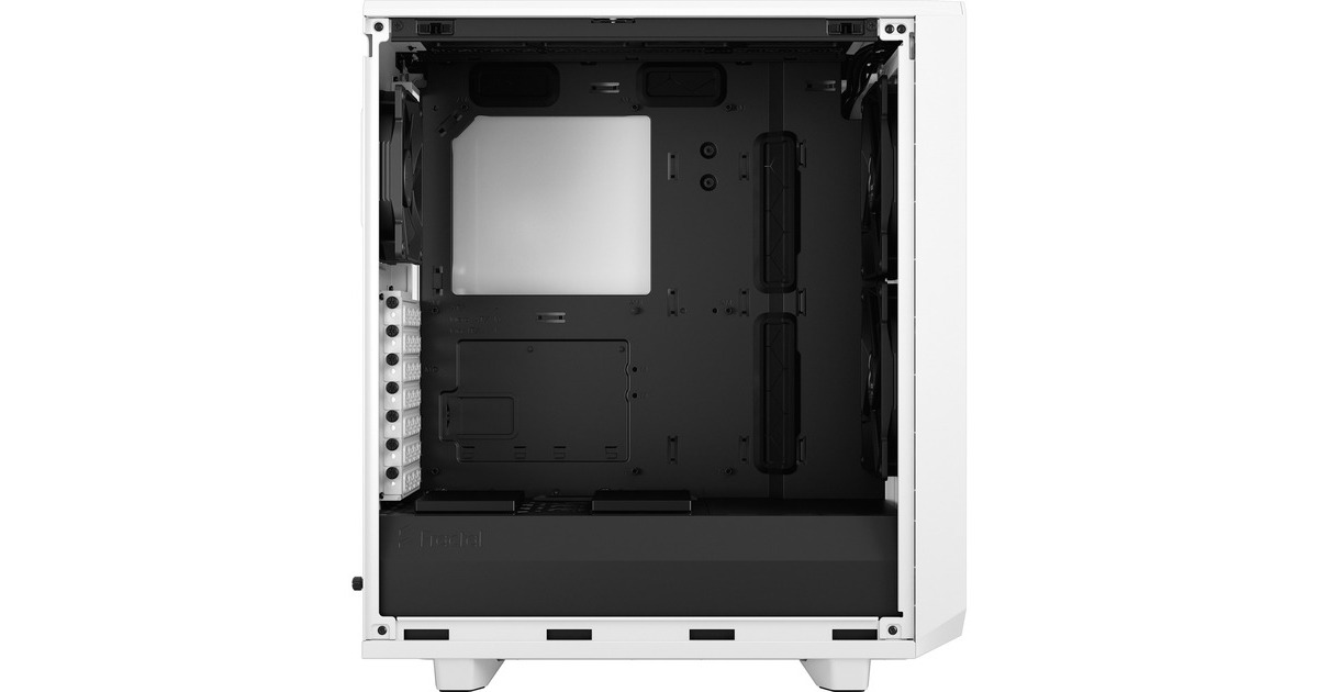 Fractal Design Meshify 2 Compact White TG Clear Tint, Tower-Gehäuse(weiß/schwarz, Tempered Glass)
