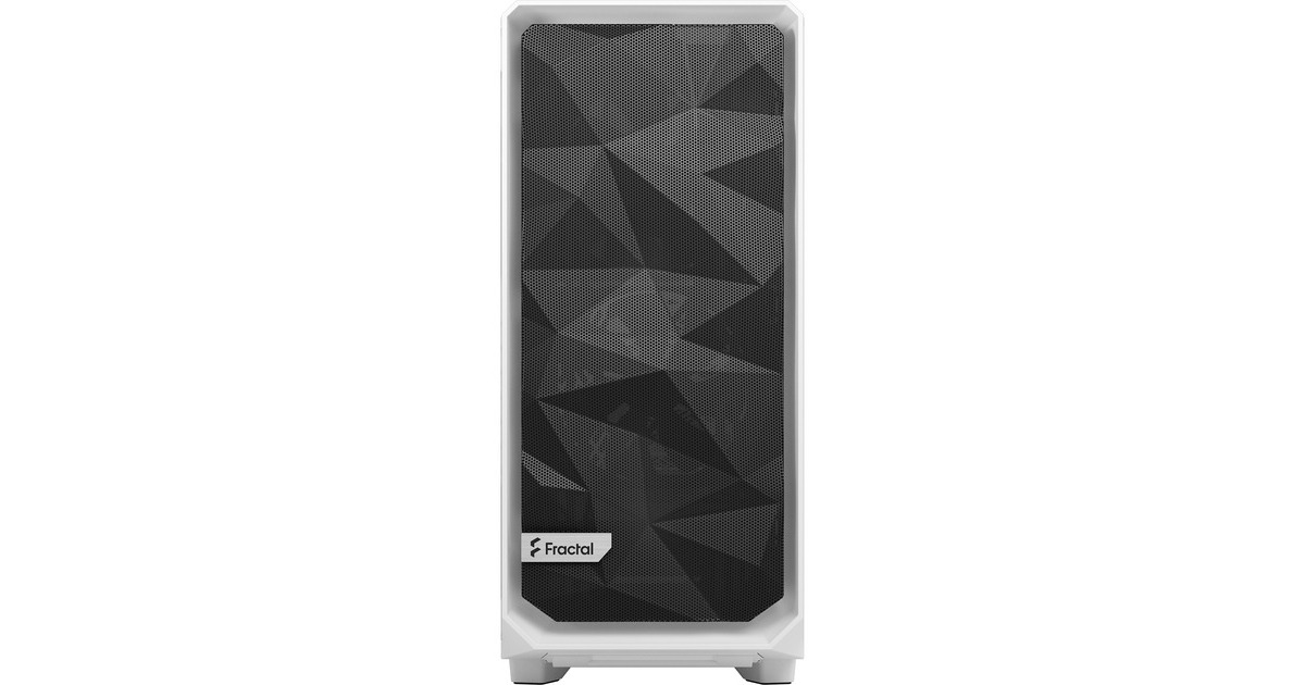 Fractal Design Meshify 2 Compact White TG Clear Tint, Tower-Gehäuse(weiß/schwarz, Tempered Glass)