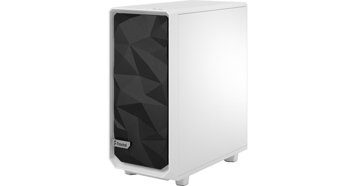 Fractal Design Meshify 2 Compact White TG Clear Tint, Tower-Gehäuse(weiß/schwarz, Tempered Glass)