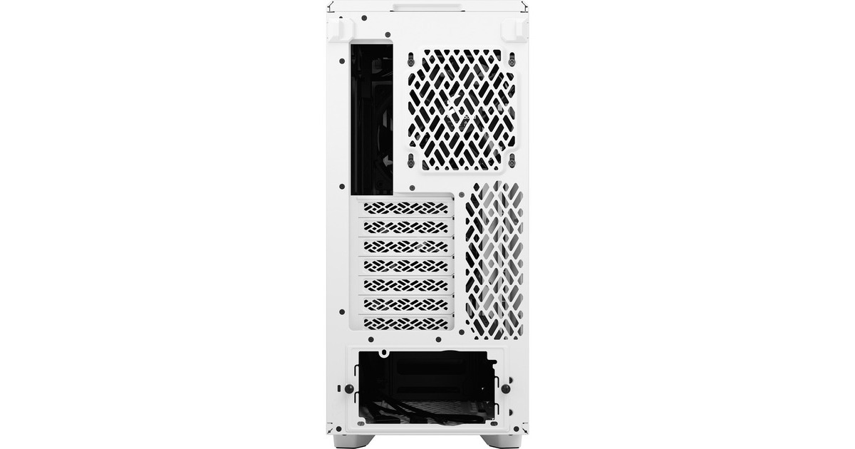 Fractal Design Meshify 2 Compact White TG Clear Tint, Tower-Gehäuse(weiß/schwarz, Tempered Glass)