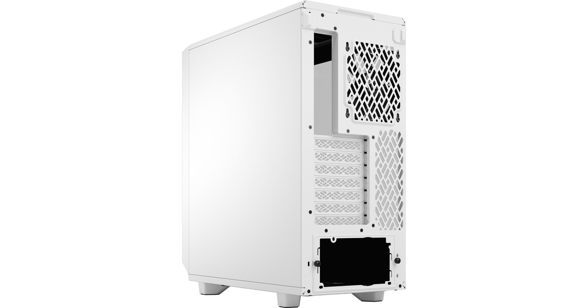 Fractal Design Meshify 2 Compact White TG Clear Tint, Tower-Gehäuse(weiß/schwarz, Tempered Glass)