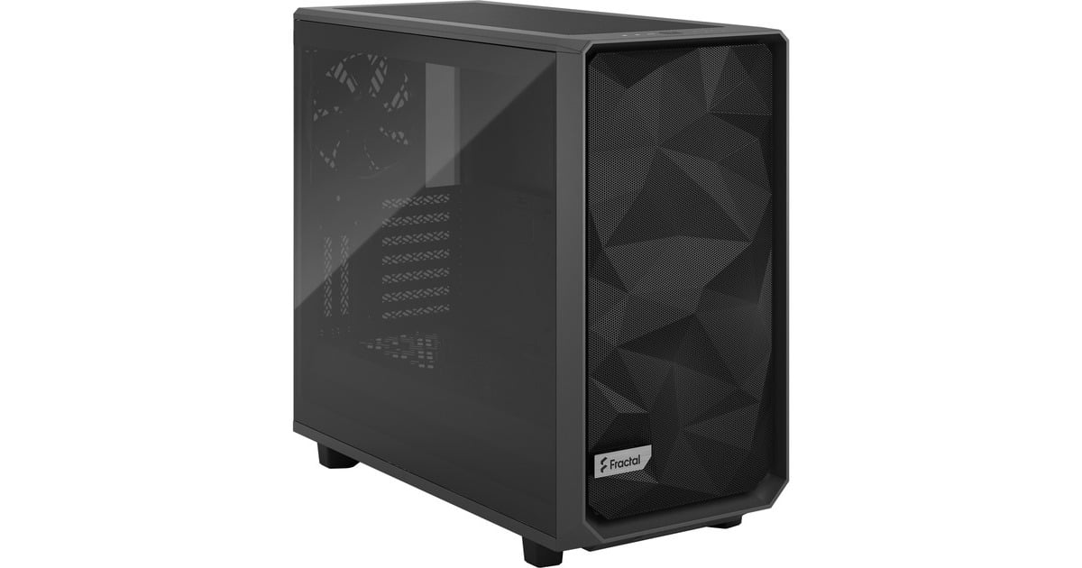 Fractal Design Meshify 2 Grey TG Light Tint, Tower-Gehäuse(grau, Tempered Glass)