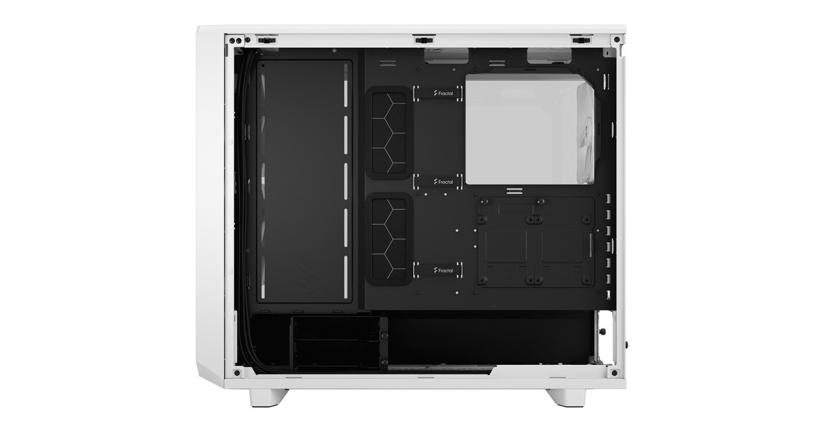 Fractal Design Meshify 2 Lite White TG Clear, Tower-Gehäuse(weiß)