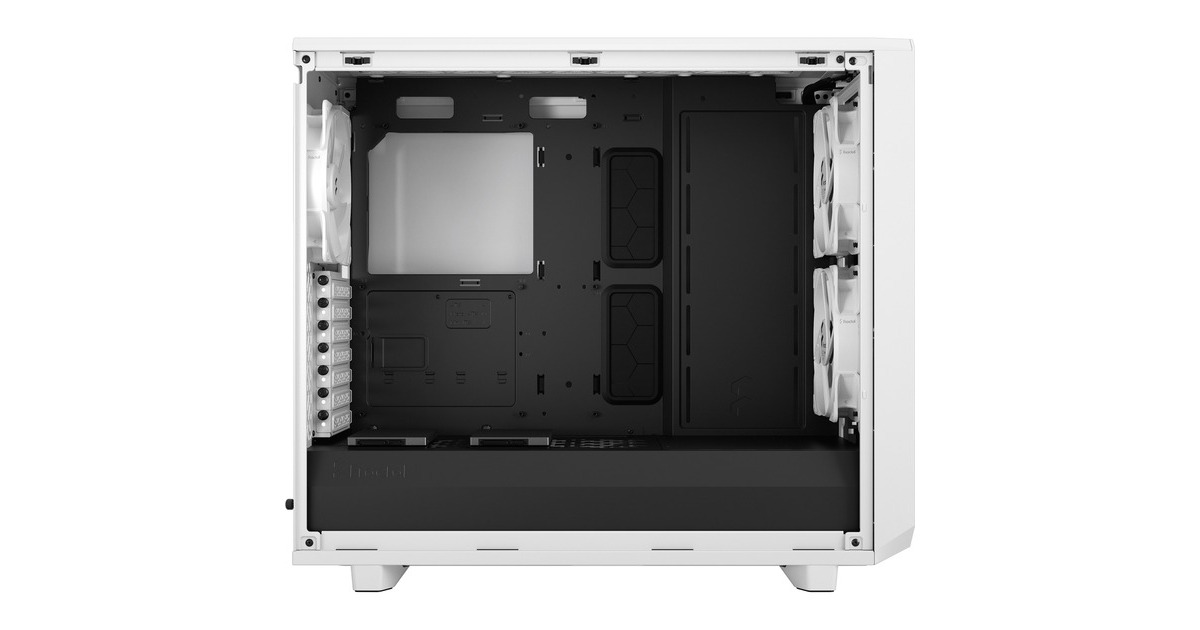 Fractal Design Meshify 2 Lite White TG Clear, Tower-Gehäuse(weiß)