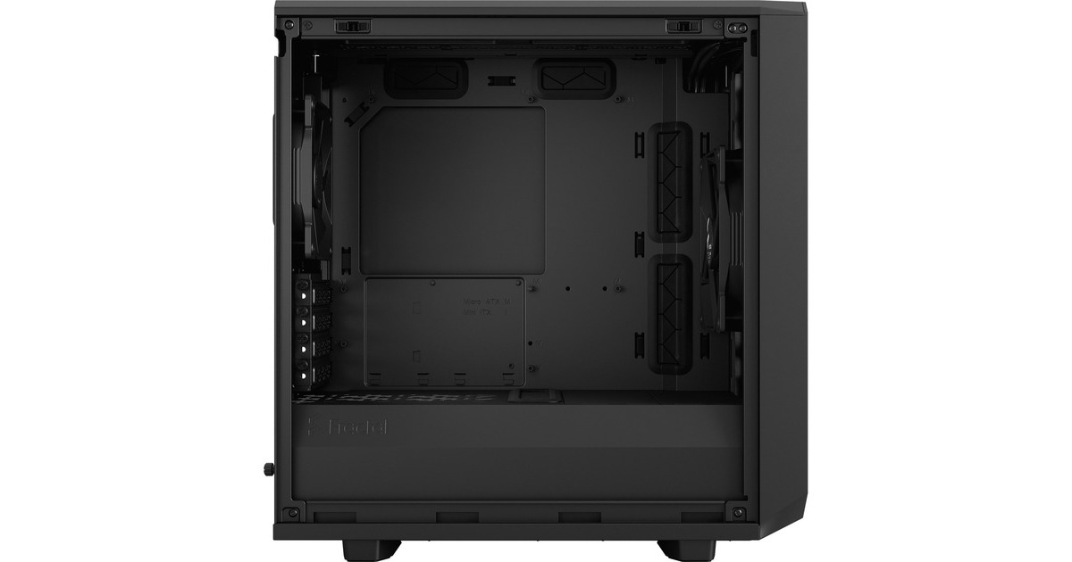 Fractal Design Meshify 2 Mini Black TG Dark Tint, Tower-Gehäuse(schwarz, Tempered Glass)