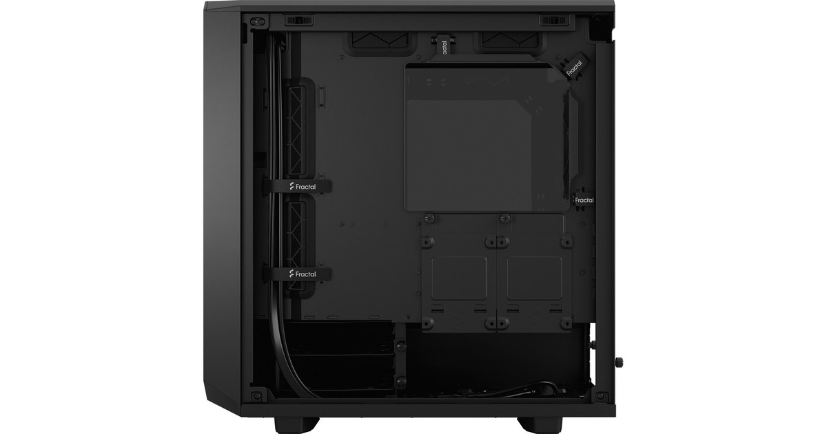 Fractal Design Meshify 2 Mini Black TG Dark Tint, Tower-Gehäuse(schwarz, Tempered Glass)