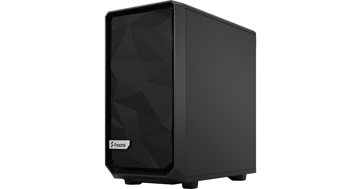 Fractal Design Meshify 2 Mini Black TG Dark Tint, Tower-Gehäuse(schwarz, Tempered Glass)