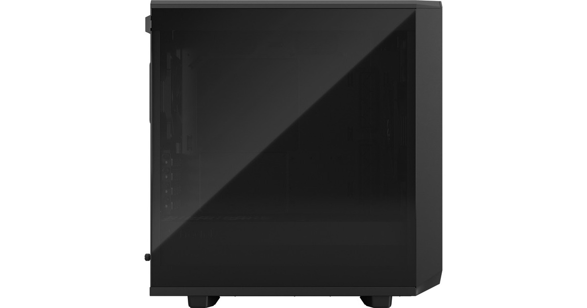 Fractal Design Meshify 2 Mini Black TG Dark Tint, Tower-Gehäuse(schwarz, Tempered Glass)