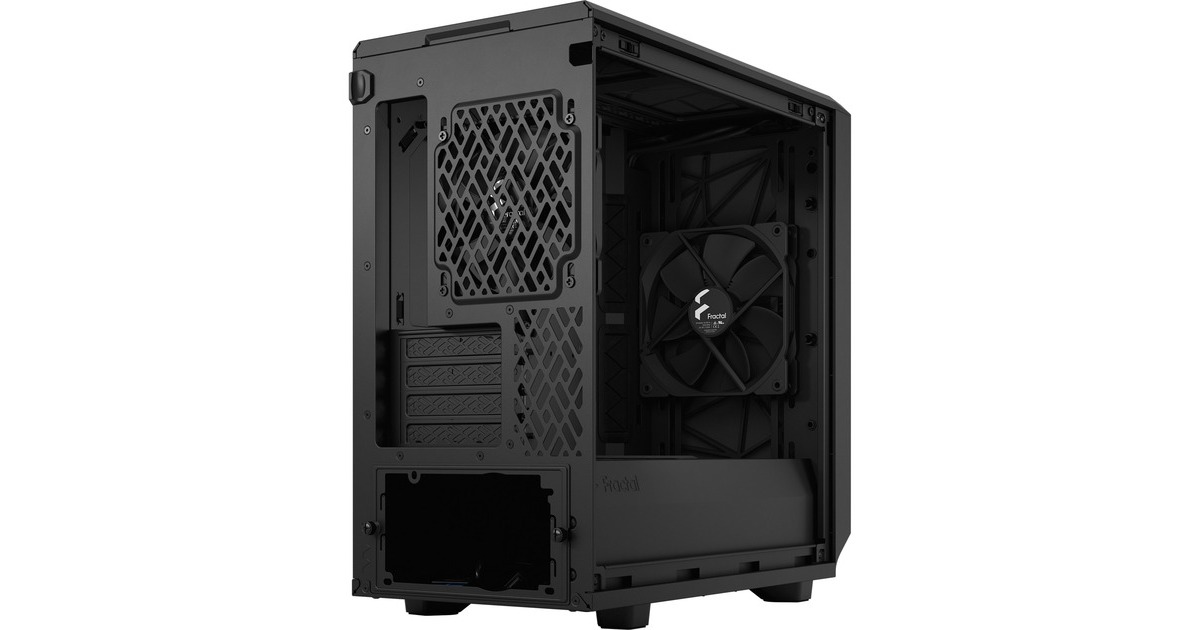 Fractal Design Meshify 2 Mini Black TG Dark Tint, Tower-Gehäuse(schwarz, Tempered Glass)