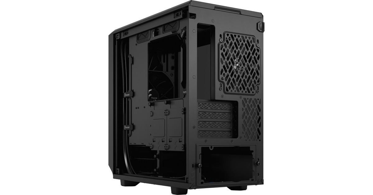 Fractal Design Meshify 2 Mini Black TG Dark Tint, Tower-Gehäuse(schwarz, Tempered Glass)