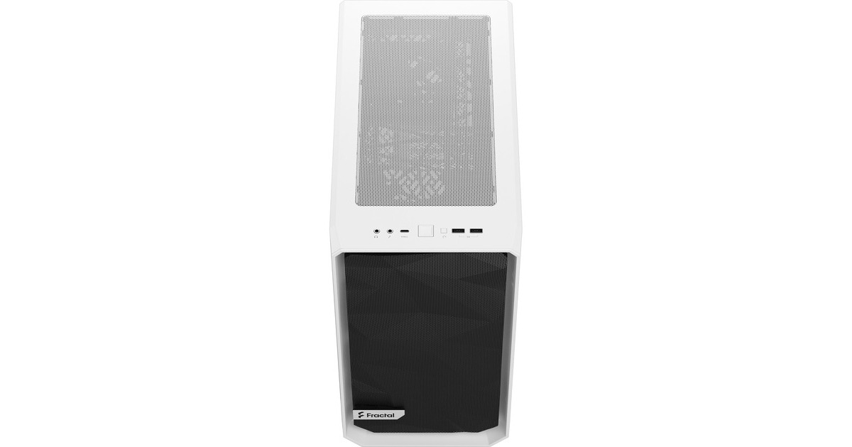 Fractal Design Meshify 2 Mini White TG Clear Tint, Tower-Gehäuse(weiß, Tempered Glass)