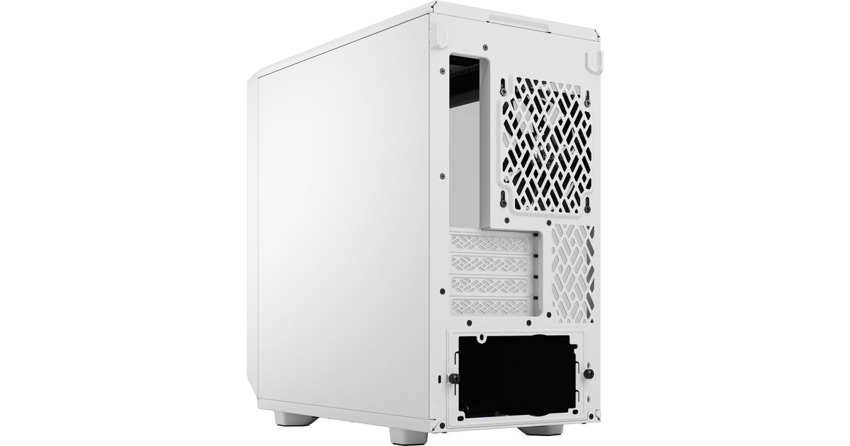 Fractal Design Meshify 2 Mini White TG Clear Tint, Tower-Gehäuse(weiß, Tempered Glass)