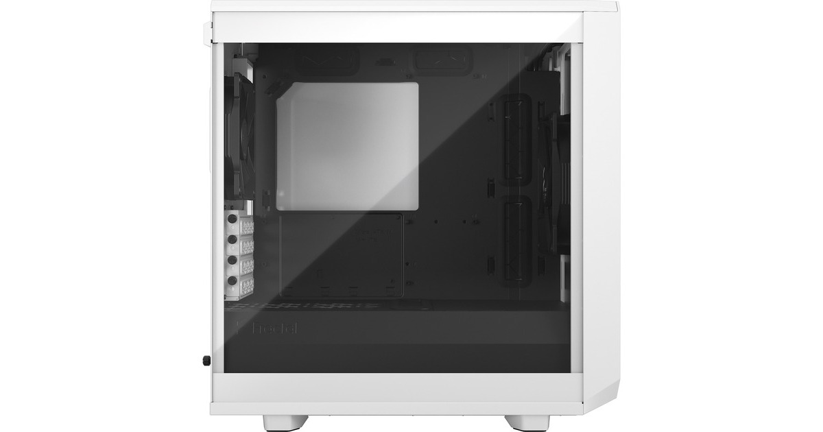 Fractal Design Meshify 2 Mini White TG Clear Tint, Tower-Gehäuse(weiß, Tempered Glass)