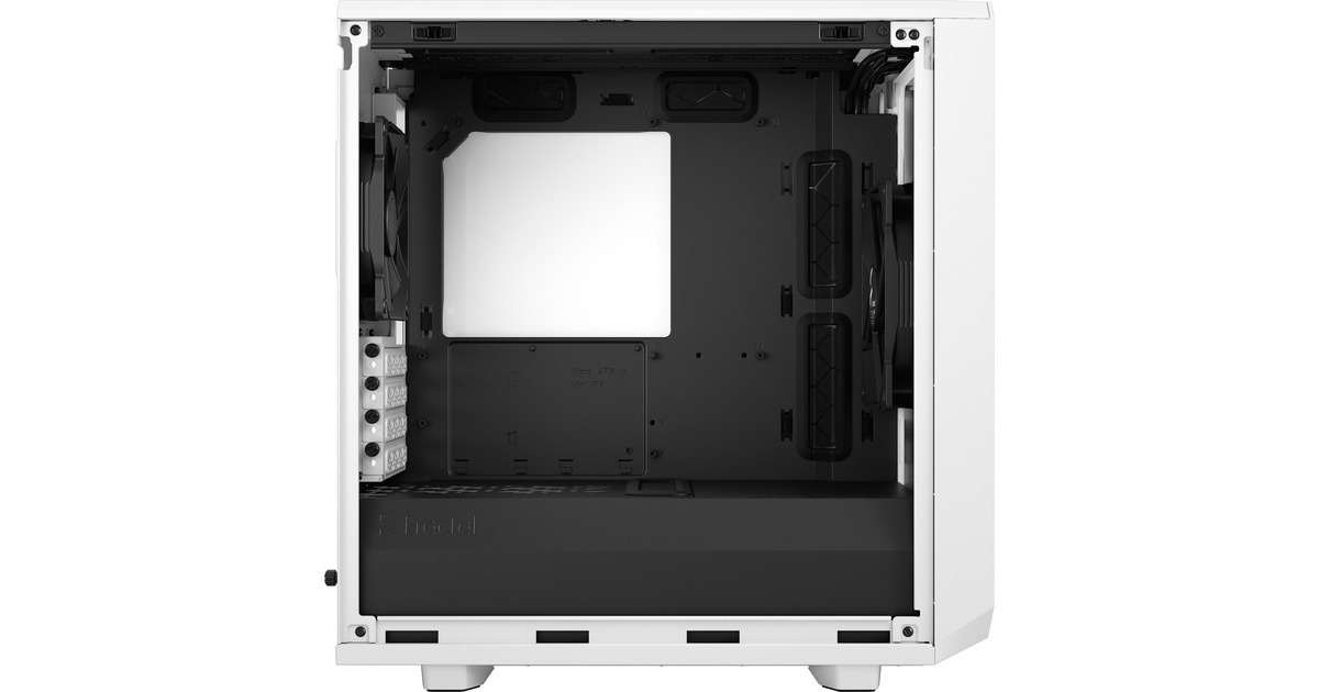 Fractal Design Meshify 2 Mini White TG Clear Tint, Tower-Gehäuse(weiß, Tempered Glass)