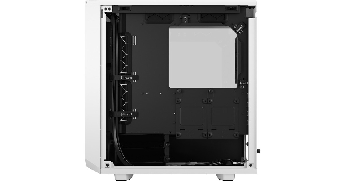 Fractal Design Meshify 2 Mini White TG Clear Tint, Tower-Gehäuse(weiß, Tempered Glass)