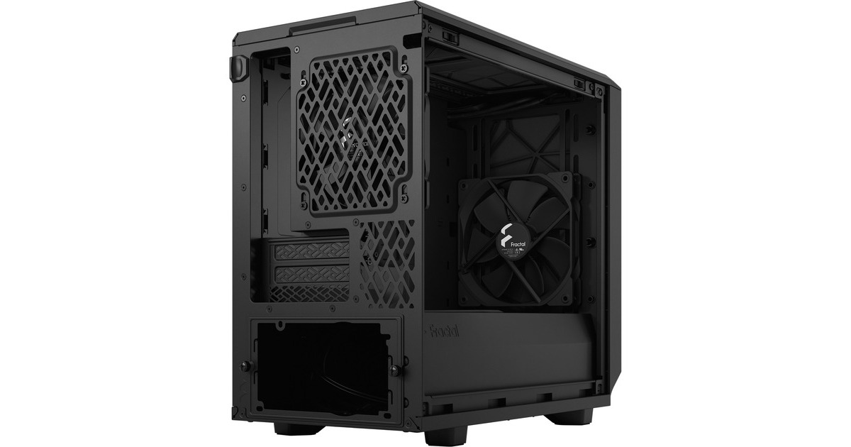 Fractal Design Meshify 2 Nano Black TG dark tint, Tower-Gehäuse(schwarz, Tempered Glass, Outlet)