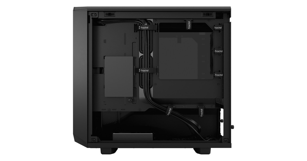Fractal Design Meshify 2 Nano Black TG dark tint, Tower-Gehäuse(schwarz, Tempered Glass, Outlet)