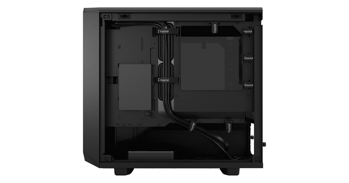 Fractal Design Meshify 2 Nano Black TG dark tint, Tower-Gehäuse(schwarz, Tempered Glass)