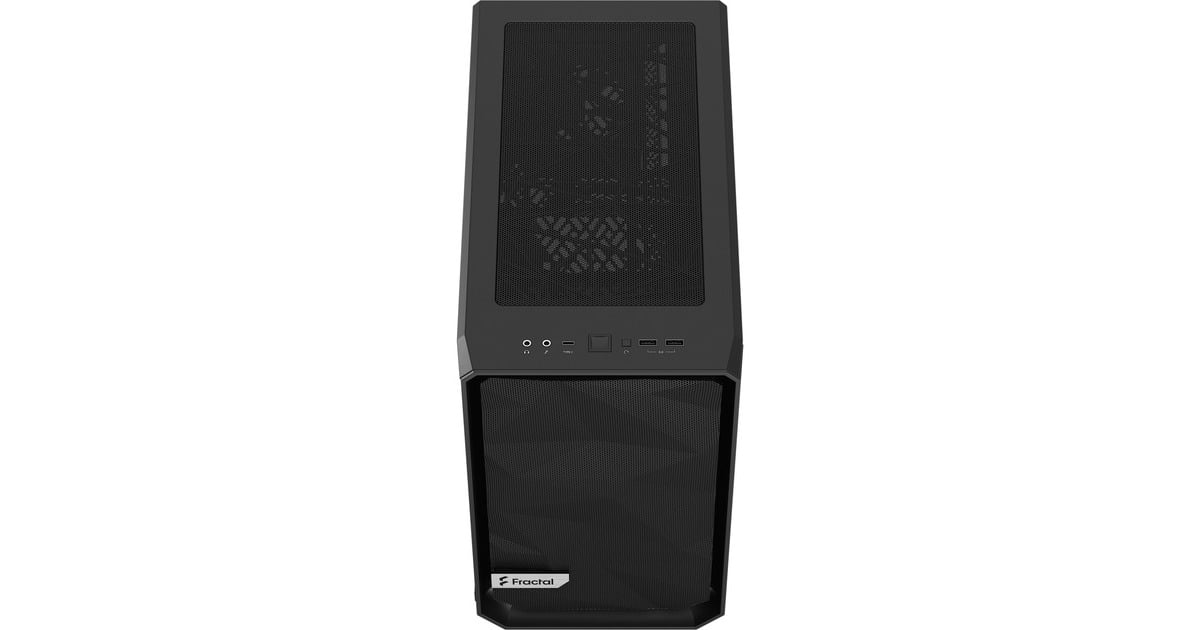 Fractal Design Meshify 2 Nano Black TG dark tint, Tower-Gehäuse(schwarz, Tempered Glass)