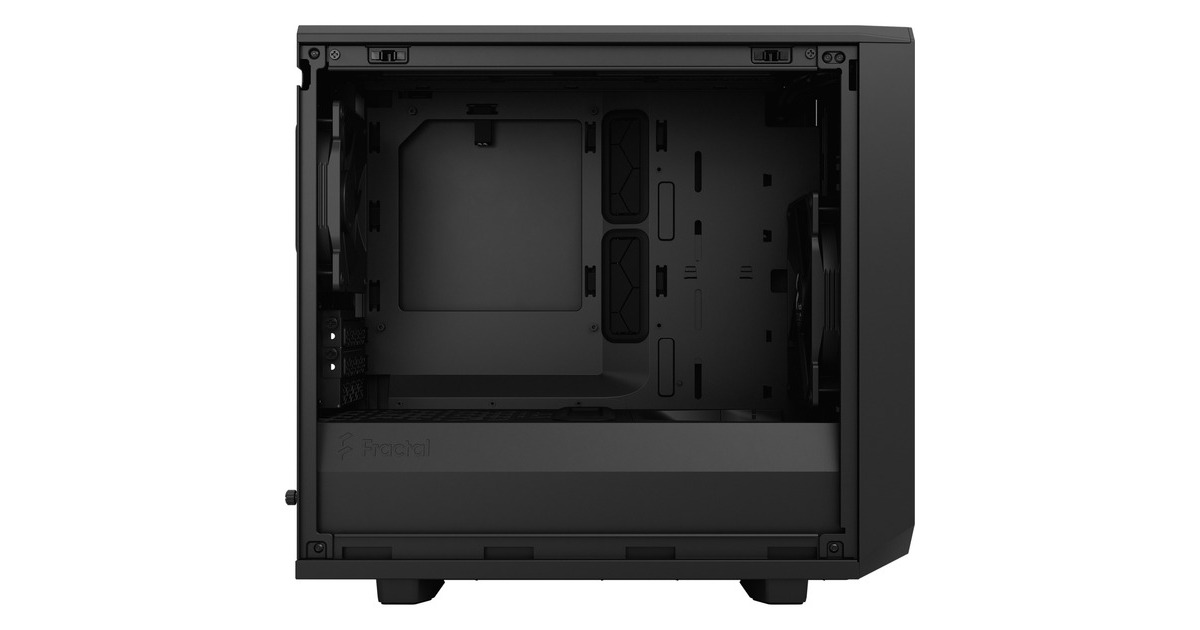 Fractal Design Meshify 2 Nano Black TG dark tint, Tower-Gehäuse(schwarz, Tempered Glass, Outlet)