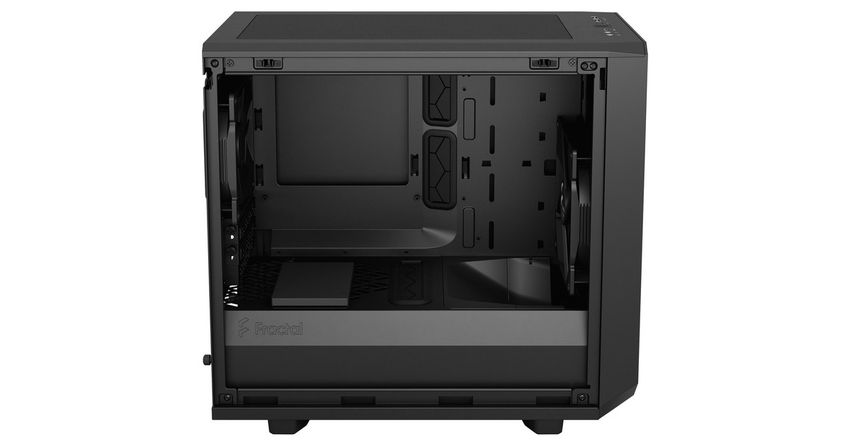 Fractal Design Meshify 2 Nano Black TG dark tint, Tower-Gehäuse(schwarz, Tempered Glass, Outlet)