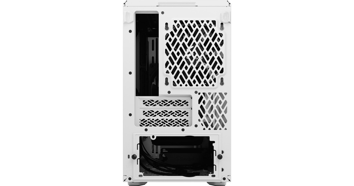 Fractal Design Meshify 2 Nano White TG clear tint, Tower-Gehäuse(weiß, Tempered Glass)