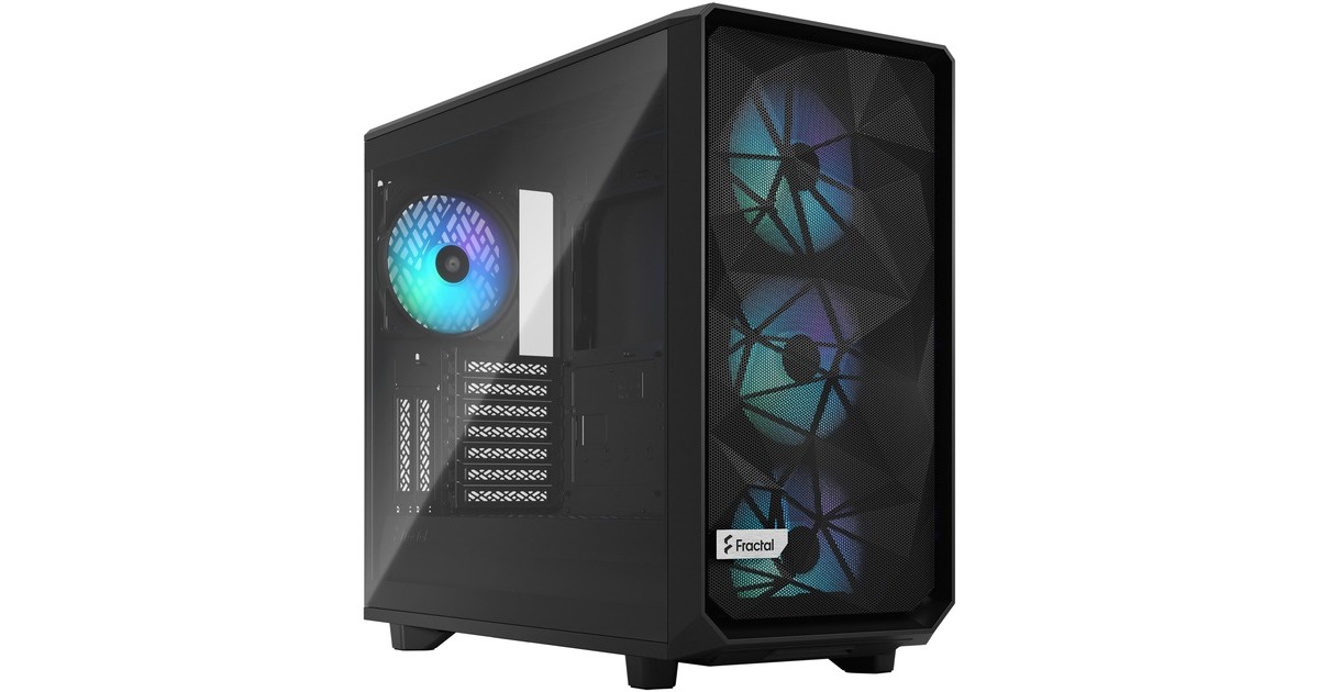 Fractal Design Meshify 2 RGB Black TG Light Tint, Tower-Gehäuse(schwarz)